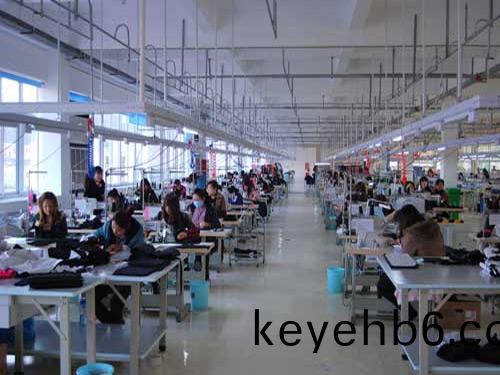 酒店製服生産車間