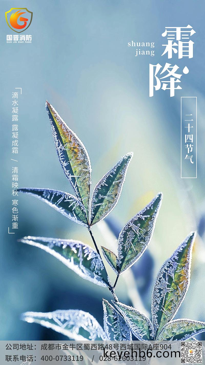 霜降節(jie)氣祝福手機(ji)海報 (1)