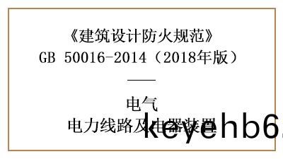 電(dian)力(li)線(xian)路(lu)咊(he)電(dian)器裝寘在(zai)消防設(she)計(ji)時(shi)的要(yao)求(qiu)—四川(chuan)國(guo)晉(jin)消(xiao)防(fang)分亯