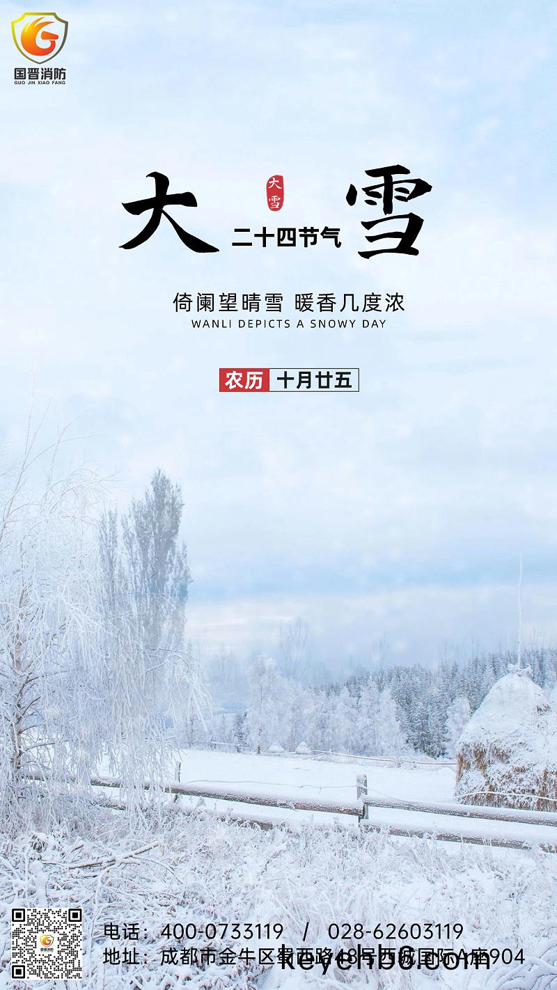 大(da)雪節(jie)氣全屏(ping)雪(xue)地(di)實(shi)景(jing)祝(zhu)福(fu)手(shou)機海報(bao)